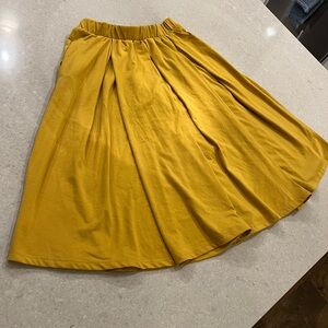 Cute Yellow Skirt (soft&cozy)